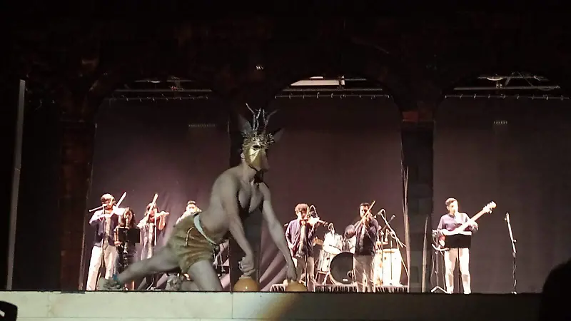 El baile del venado se hizo presente en el evento.